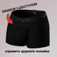 Мужские боксеры Anatomic Classic черные мягкие дышащие боксеры из микромодала и хлопка с карманом средняя посадка L - изображение 2