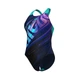 Жіночий суцільний купальник Arena Flow SwimSuit V Back LB (UV 50+) 44 Синій,бірюзовий (008935-790-44) - зображення 3