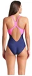 Жіночий суцільний купальник Bright Glare SwimSuit V Back 42 Чорно-рожевий (008930-790-42) - зображення 5