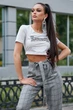 Жіночий костюм у клітинку з льону та бавовни (жакет+брюки) Seventeen M Сірий (2000000127552) - зображення 5