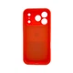 Защитный чехол-накладка Silicone Full Case AA Camera Protect для Apple iPhone 17 Pro Peach (FullAAi17P-18) - изображение 2