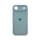 Захисний чохол-накладка Silicone Full Case AA Camera Protect для Apple iPhone 17 Air Mist Blue (FullAAi17A-27) - зображення 1