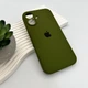 Защитный чехол-накладка Silicone Full Case AA Camera Protect для Apple iPhone 17 Army Green (FullAAi17-29) - изображение 4