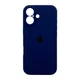 Защитный чехол-накладка Silicone Full Case AA Camera Protect для Apple iPhone 17 Navy Blue (FullAAi17-39) - изображение 1