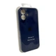 Защитный чехол-накладка Silicone Full Case AA Camera Protect для Apple iPhone 17 Navy Blue (FullAAi17-39) - изображение 3