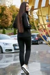 Жіноча толстовка оверсайз на флісі з лампасами і вишивкою Seventeen M-L Чорний (2000000132471) - зображення 5