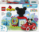 Zestaw klocków LEGO DUPLO Disney Klub przyjaciół Myszki Miki i samochód 27 elementów (10454) - obraz 1