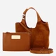 Torebka crossbody damska skórzana Coccinelle E1THE580101-W11 Brązowa (800070354187) - obraz 3