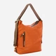 Сумка хобо жіноча тканинна велика Mandarina Duck P10VCT10-A82 Помаранчева (800070357770) - зображення 3
