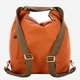 Сумка хобо жіноча тканинна велика Mandarina Duck P10VCT10-A82 Помаранчева (800070357770) - зображення 5