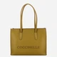 Torebka shopper damska skórzana Coccinelle E1UAK110201-G43 Oliwkowa (800070354222) - obraz 1
