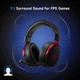 Наушники беспроводные MCHOSE V9 Pro Black/Red (6973654168805) - изображение 2