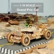 Деревянный конструктор 3D-пазл Спортивный автомобиль ROKR Grand Prix Car MC401 (220 деталей) - изображение 8