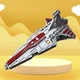 Конструктор звездный крейсер Венатор 67106 Star Wars космический корабль на 960 деталей для сборки модели боевого флагмана Галактической Республики с иллюминаторами пушками башнями и турбоускорителями размером 465 на 235 на 176 см для фанатов - изображение 6