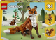 Zestaw klocków LEGO Creator Leśne zwierzęta: Czerwony lis 667 elementów (31154) - obraz 1