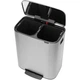 Бак для мусора с педалью Brabantia Bo Pedal Bin 2 х 30 л серебристый 211461 (00800913) - изображение 4