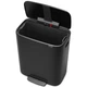 Бак для сміття з педаллю Brabantia Bo Pedal Bin 60 л чорний 211362 (00800908) - зображення 5