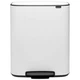 Бак для мусора с педалью Brabantia Bo Pedal Bin 60 л белый 211300 (00800880) - изображение 1