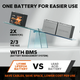 Аккумулятор Li Time LiFePO4 24V 50Ah TM Smart Bluetooth - изображение 4