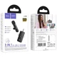 Петличный беспроводной микрофон HOCO L20B Fair 3in1 (Lightning/Type-C/3.5) (Black) (248645) - изображение 4