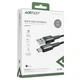 Дата кабель Acefast C1-04 USB to Type-C 3A (1.2m) (Black) (248788) - зображення 3