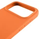 Чохол Silicone Case з закритим низом на Apple iPhone 17 Pro (6.3") (Помаранчевий / Orange) Epik (243887) - зображення 8