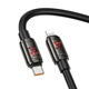 Дата кабель HOCO U143 Joy Type-C to Lightning 27W (1.2m) (Black) (249259) - зображення 2