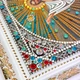 Икона «Воскресение Христовое» на стекле в белой раме 26х23 см - изображение 3