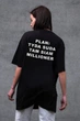 Жіноча Оверсайз Футболка Without З Принтом Plan S/M Black - изображение 1