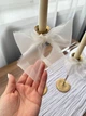 Шовкова стрічка з органзи VTILENE, Ivory, 6.5 см, 3 м - зображення 1