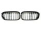 Ноздри M-Look (2015-2019, Черный Глянец) для BMW 1 серия F20/F21 - изображение 1