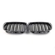 Ноздри M-Look (Черный Глянец с Хромированной Окантовкой) для BMW X1 E84 2009-2015 гг - изображение 2