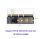 Переходник адаптер для SSD M.2 NVMe M-Key to PCIe 3.0 SSD PCIe X4 X8 X16 (500405) - изображение 2