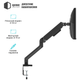 Настольное крепление для телевизора Qube 17"-40" Black (4012GB.USB) - изображение 4