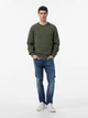 Свитшот на флисе мужской Levi`s 139246806 2XL Зеленый (1159857755) - изображение 3