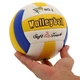 М'яч волейбольний №2 сувенірний зшитий машинним способом PVC SP-Sport VOLLEYBALL VB-1291 VB-1291 (№2, PVC, білий-жовтий-синій) - изображение 2