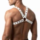Мужская портупея Art of Sex - Spartacus, экокожа, цвет белый, размер L-2XL - изображение 2