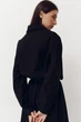 Чорна сорочка з гумкою на поясі LiLove 410 M Shirt Pure - изображение 2