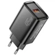 Зарядное устройство ESSAGER Flash 45W USB-A QC Black (ECT45W-RPB01-Z) - изображение 1