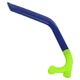 Трубка фронтальная дыхательная для плавания PRO SNORKEL junior цвет синий M077702 - изображение 3