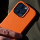 Чохол WAVE Premium Leather Edition Case with Magnetic Ring iPhone 12 Pro Max orange - зображення 5