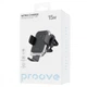Автомобільний тримач з Бездротовим ЗП Proove Nitro Charge 15W dark gray - зображення 2