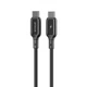 Кабель Proove Flex Metal 60W, Type-C to Type-C 1м Black (50505) - зображення 1