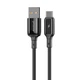 Кабель Proove Flex Metal USB to Type-C 3A (1m) black - зображення 1