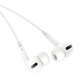 Навушники Type-C з мікрофоном провідні Baseus Enock In-Ear Noise Isolation (Type-C, DAC, 1.1 m). White - зображення 4