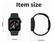Смарт-часы Smart Watch T55 с 2 ремешками, Умные часы Smart Watch T55 для уведомлений и фитнеса 57027/00 - изображение 3