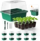 Лоток для пророщування GrowBox з LED підсвічуванням для мікрозелені та розсади на підвіконні для домашнього городу з автоматичним спектральним освітленням для швидкого росту рослин енергоефективний контейнер для вітамінної зелені 30 см - зображення 2