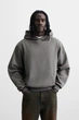 Худі базове Zara сірий 0761/370/807 XL - зображення 2