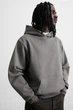 Худі базове Zara сірий 0761/370/807 XL - зображення 7