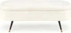 Пуф лавка Halmar AVEIRO з функцією ящика 120х46 см кремова (5905248124752) - зображення 2